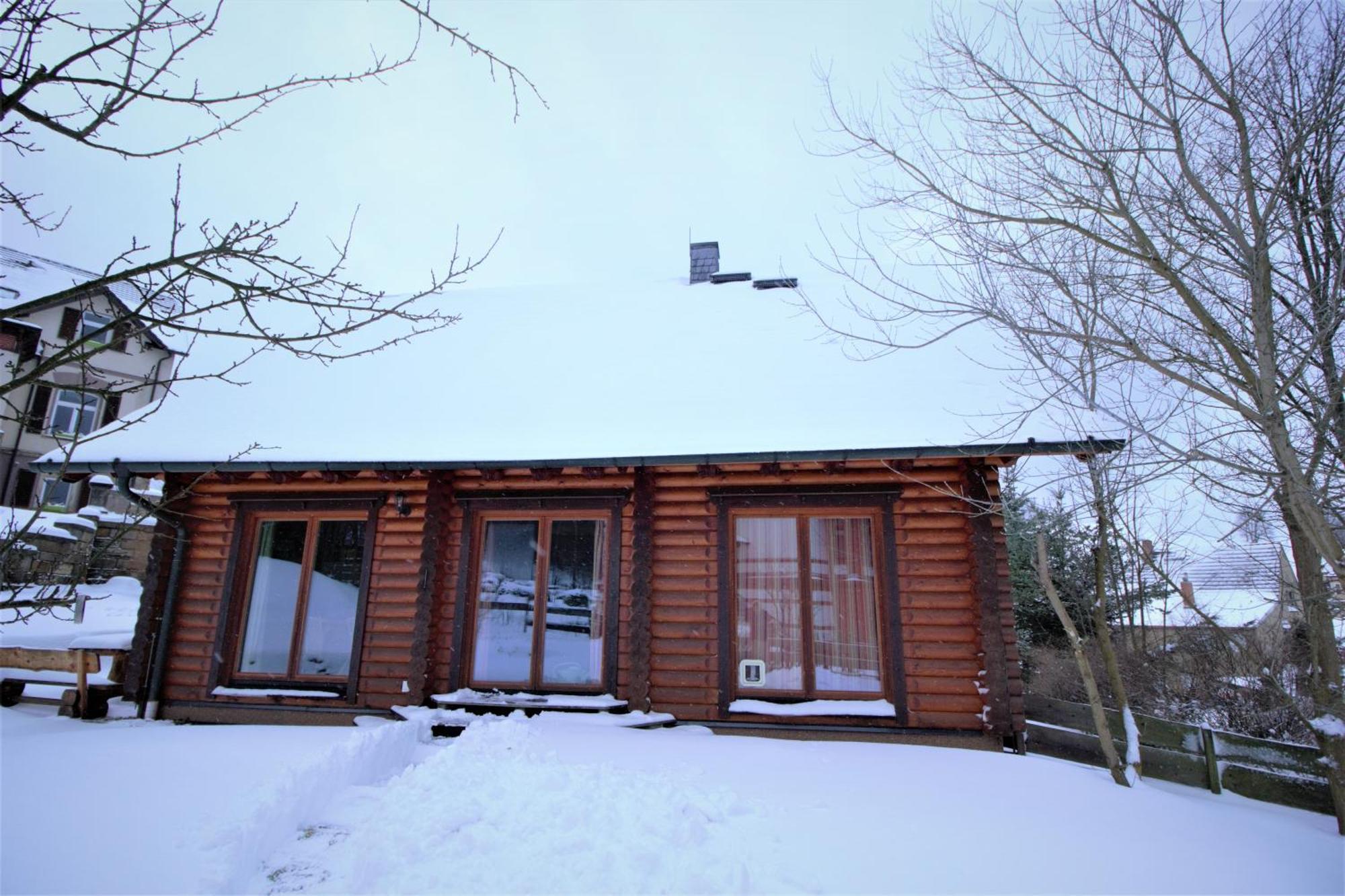 Oybiner Blockhaus und Ferienwohnungen Hain  Exterior foto